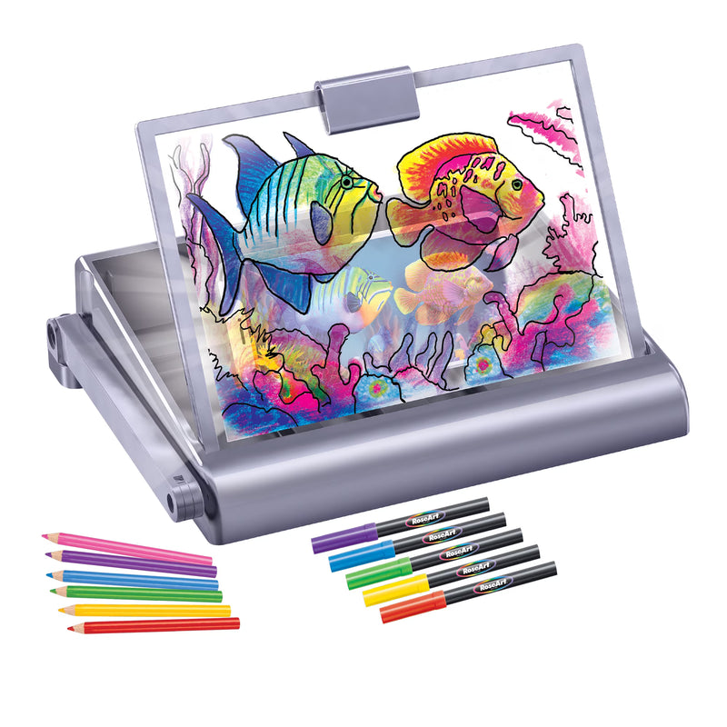 Cra-Z-Art Timeless Creations 2-in-1 Visual Art Designer Drawing & Tracing Kit, Ages 8+