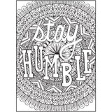 Cra-Z-Art Timeless Creations Words of Wonder Inspirational Adult Coloring Book, 64 Designs