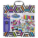 RoseArt Timeless Creations 3D Pop Posters Art Set & Case, 52 Pieces, Ages 6+
