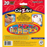 Cra-Z-Art Super Washable Broad Line Markers, 20 Colors, Ages 3+