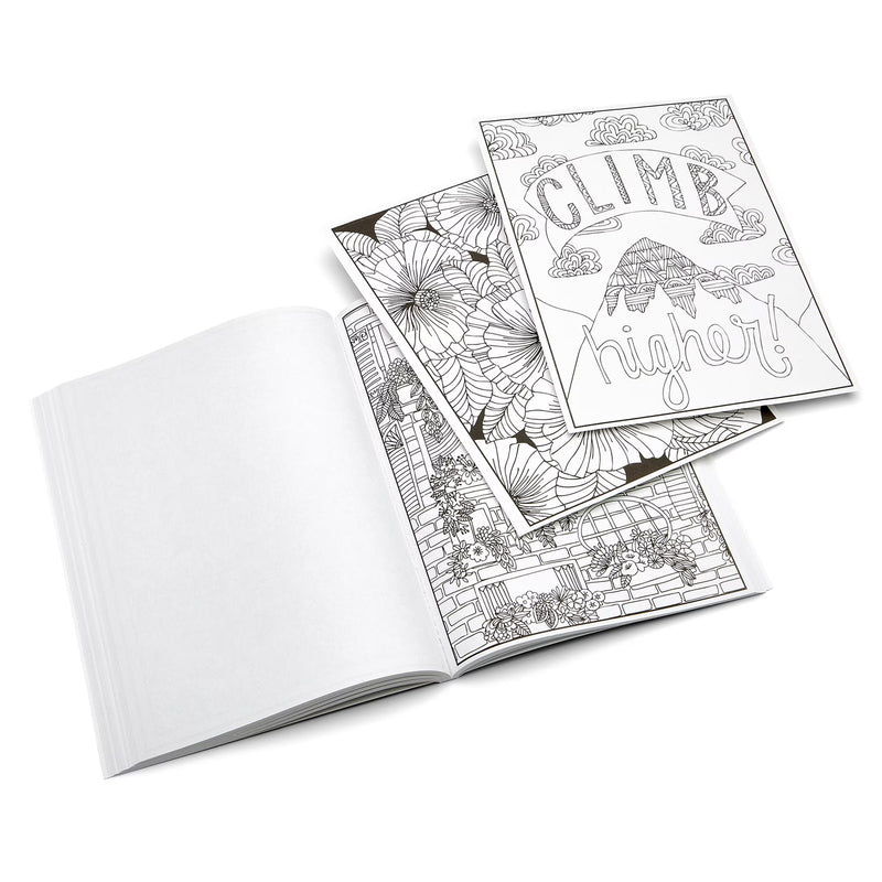 Cra-Z-Art Timeless Creations Nature’s Escape Adult Coloring Book, 64 Nature Designs