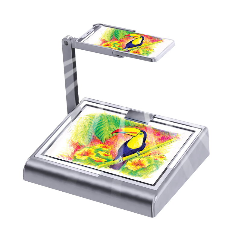 Cra-Z-Art Timeless Creations 2-in-1 Visual Art Designer Drawing & Tracing Kit, Ages 8+
