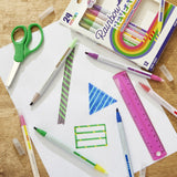 Cra-Z-Art Rainbow Reveal Color Changing Markers, 12 Double-Ended Markers, 24 Colors