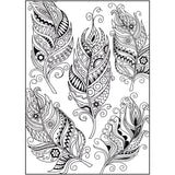 Cra-Z-Art Timeless Creations Feathered Friends Bird Adult Coloring Book, 64 Designs