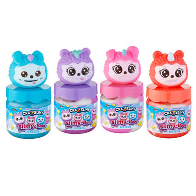 Cra-Z-Slimy Slimy Boos Character Slime Jar for Kids, 8 oz – Assorted Colors & Styles